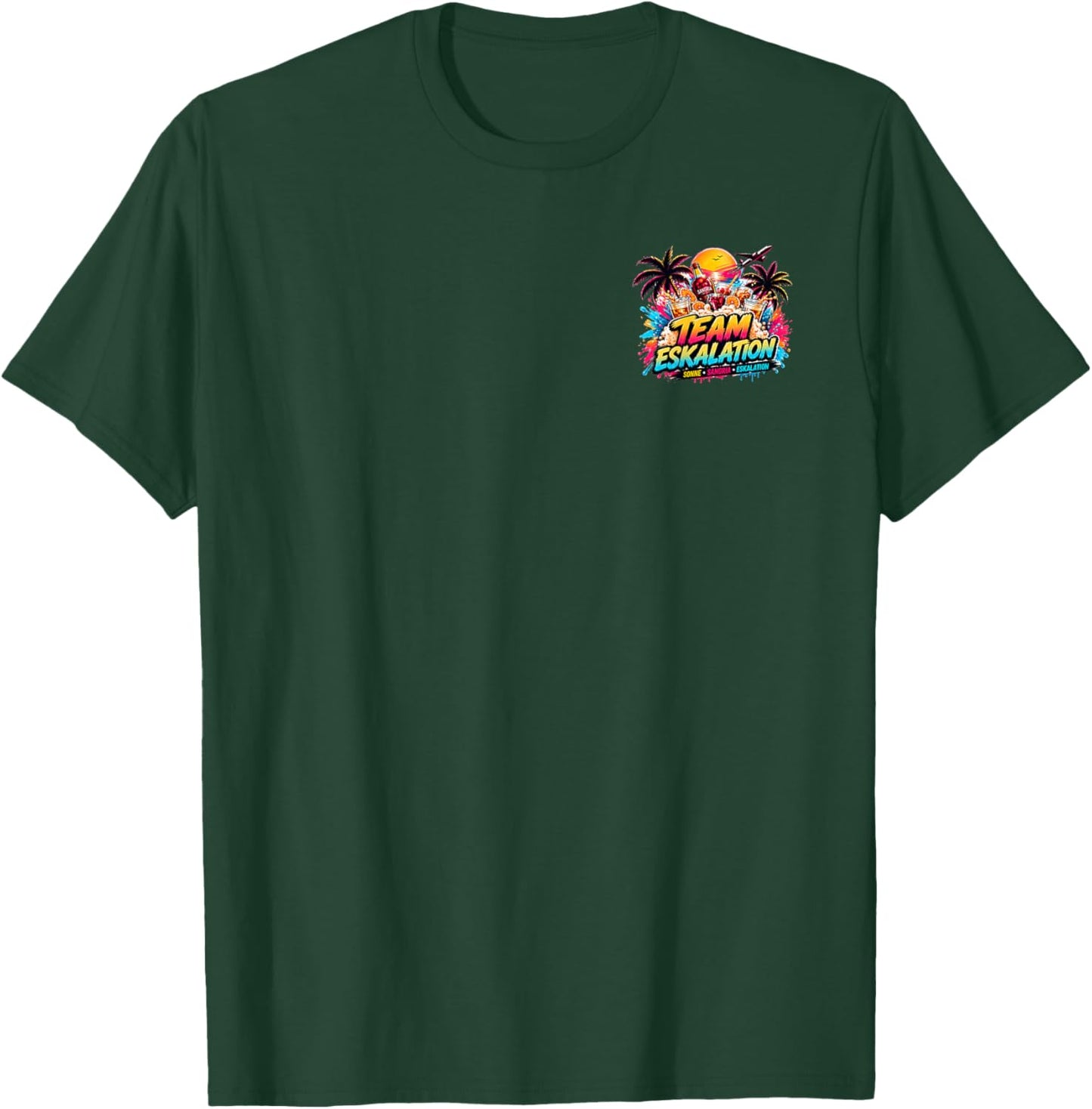 Team Eskalation Gruppenmotiv für Ausflug Wochenende Crew Spa T-Shirt - T-Shirt | Forest