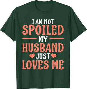 Spoiled Wife Art Girl Matching Couple Spoiled Wife T-Shirt - T-Shirt | Forest