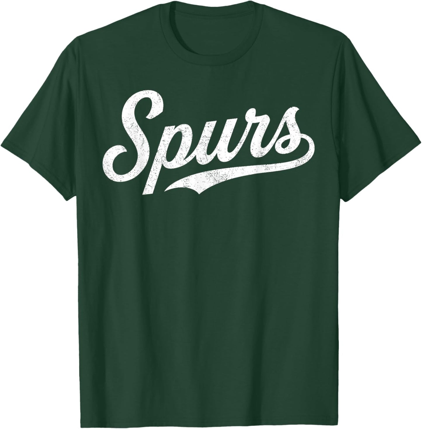 Retro Vintage Spurs T-Shirt - T-Shirt | Forest