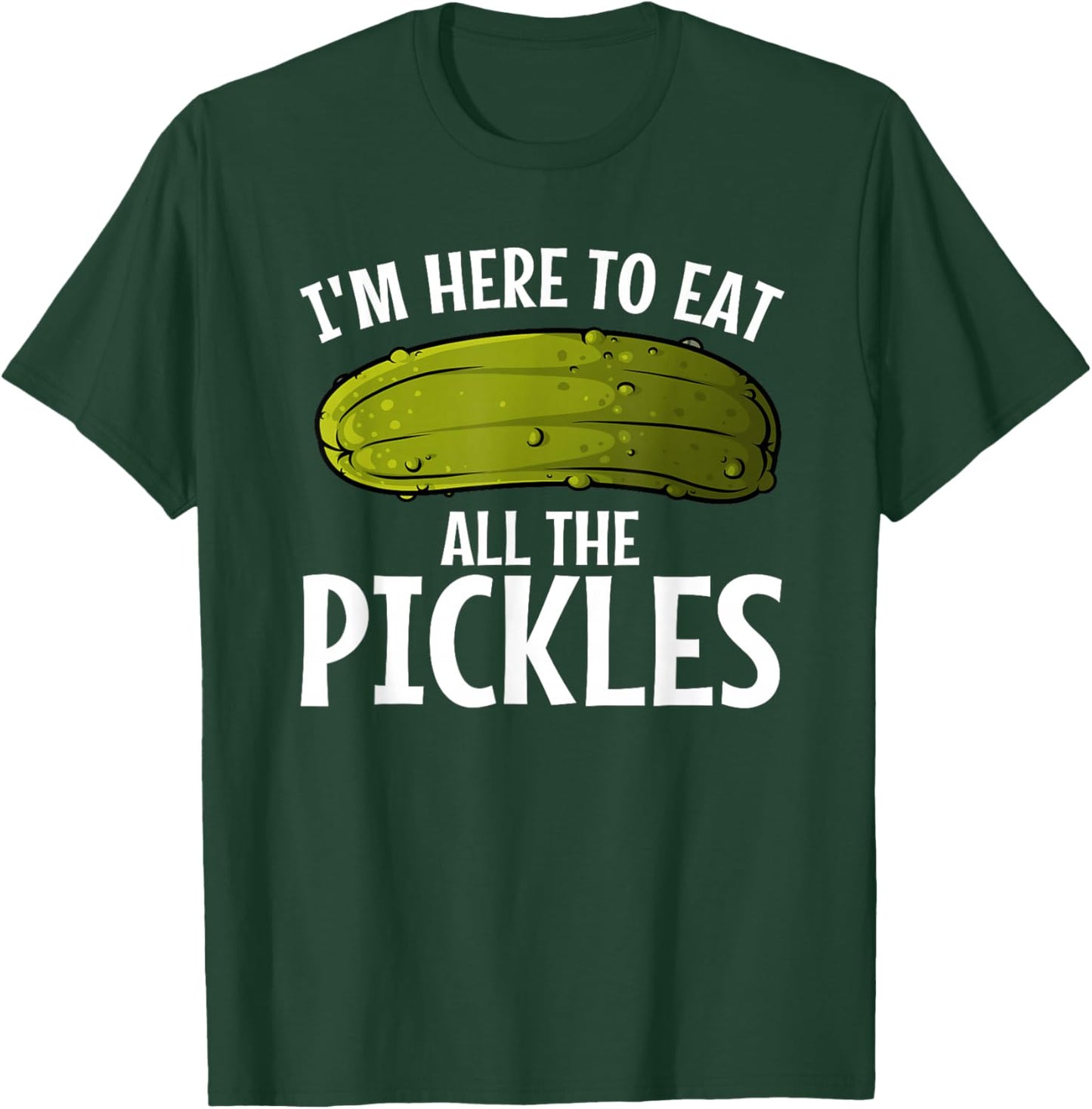 Best Pickle Design Women Kids Cucumber Pickle Lover T-Shirt - T-Shirt | Forest