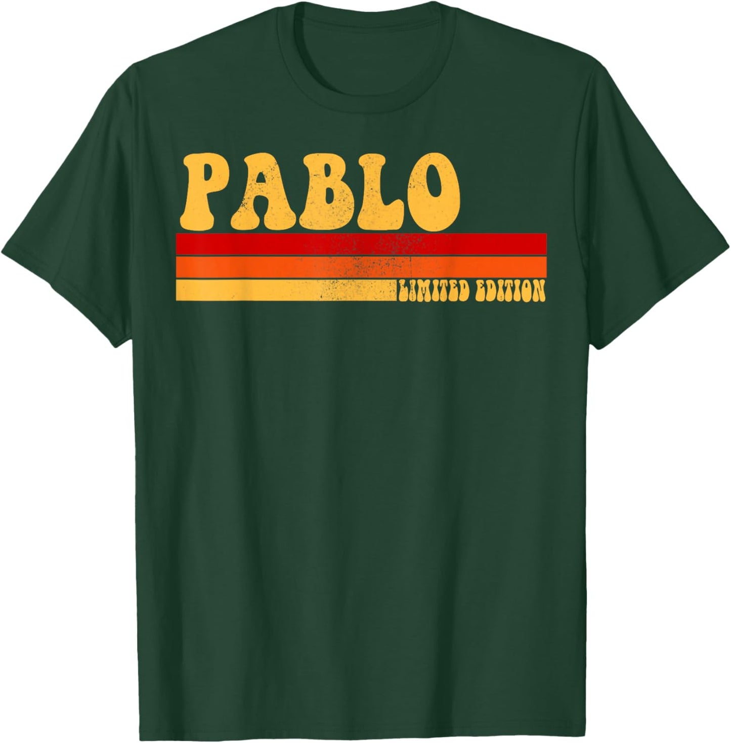 PABLO Name Personalized Idea Men Retro Vintage PABLO T-Shirt - T-Shirt | Forest