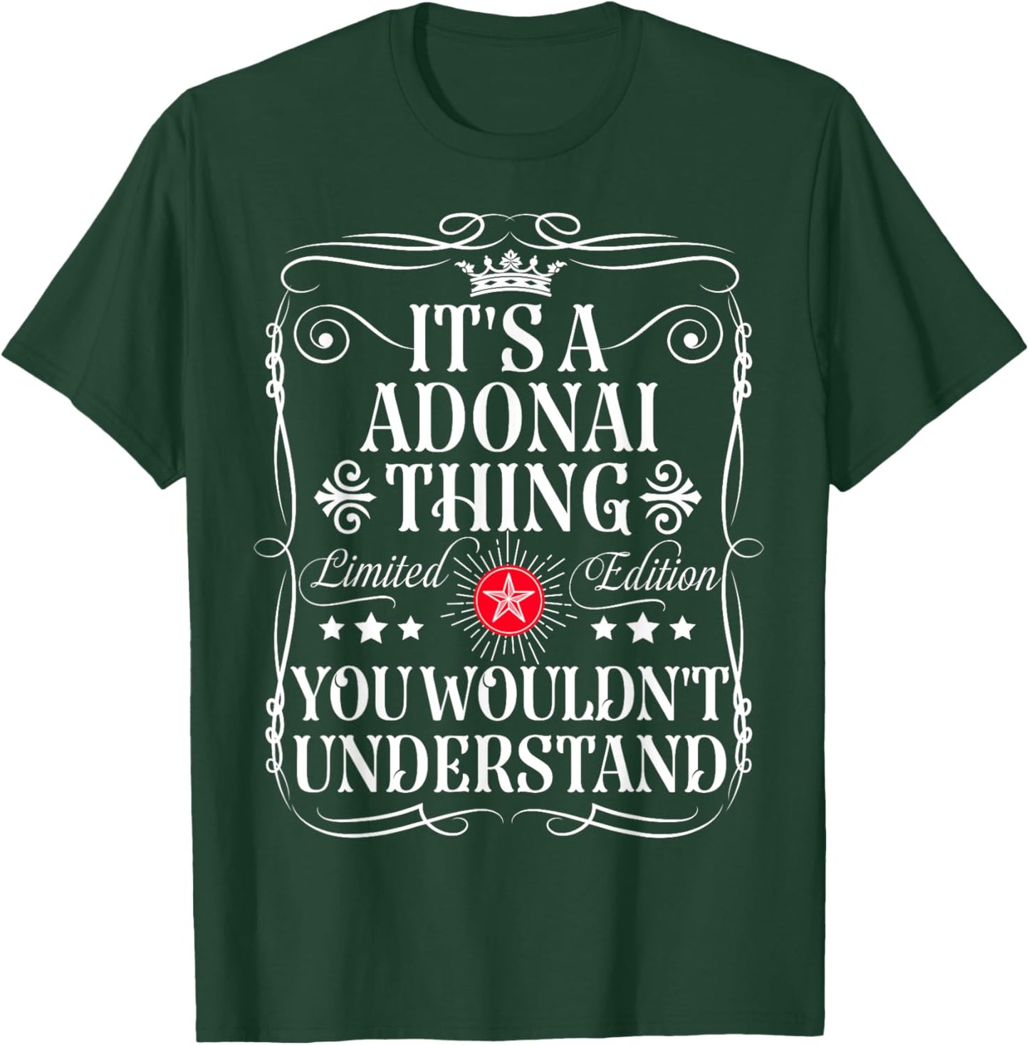Adonai Name Its A Adonai Thing You Wouldn't Understand T-Shirt - T-Shirt | Forest