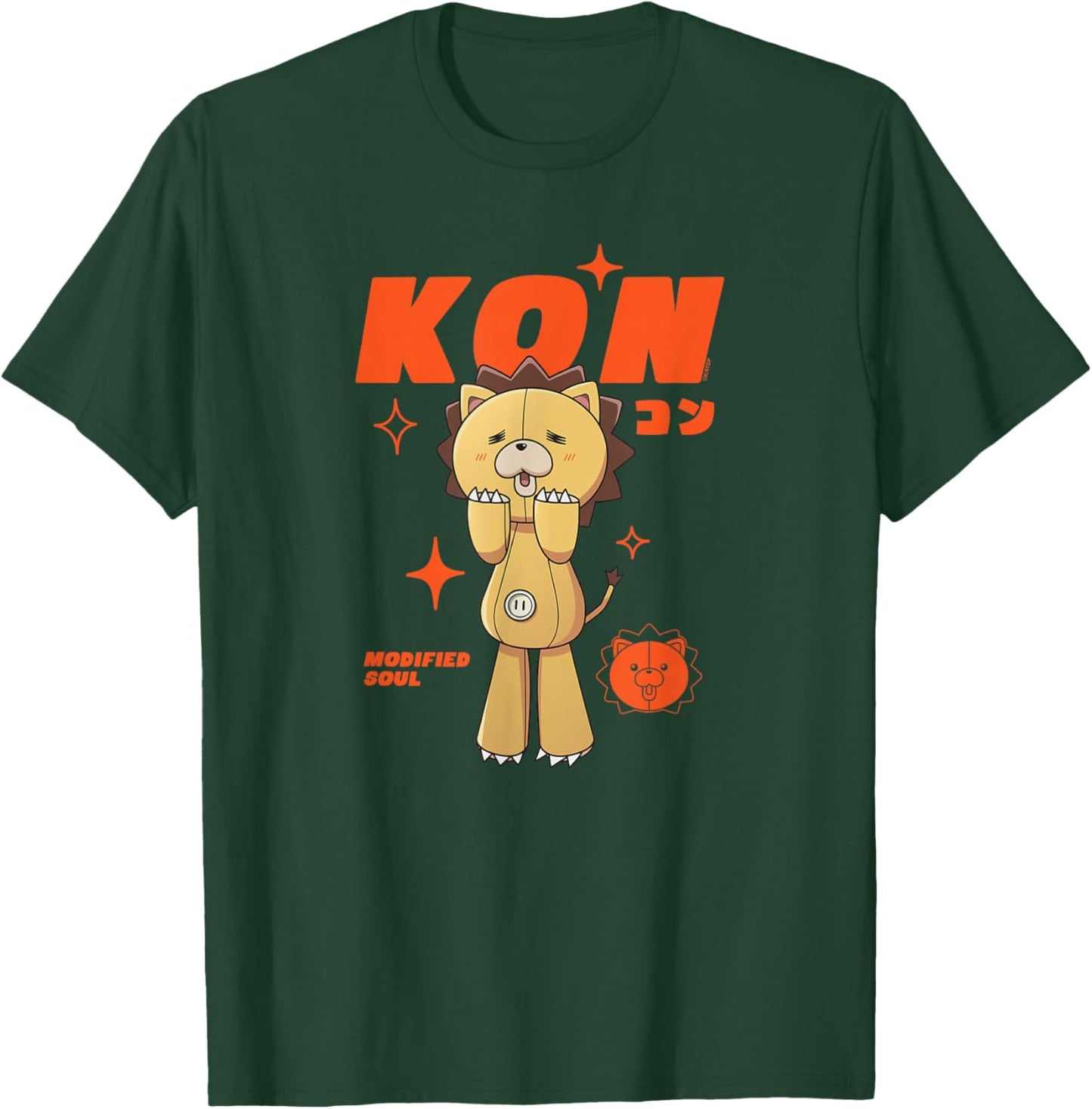 Bleach: TYBW Kon Modified Soul Orange Stars Anime T-Shirt - T-Shirt | Forest
