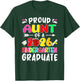 Funny Proud Aunt Class of 2026 Kindergarten Graduate T-Shirt - T-Shirt | Forest
