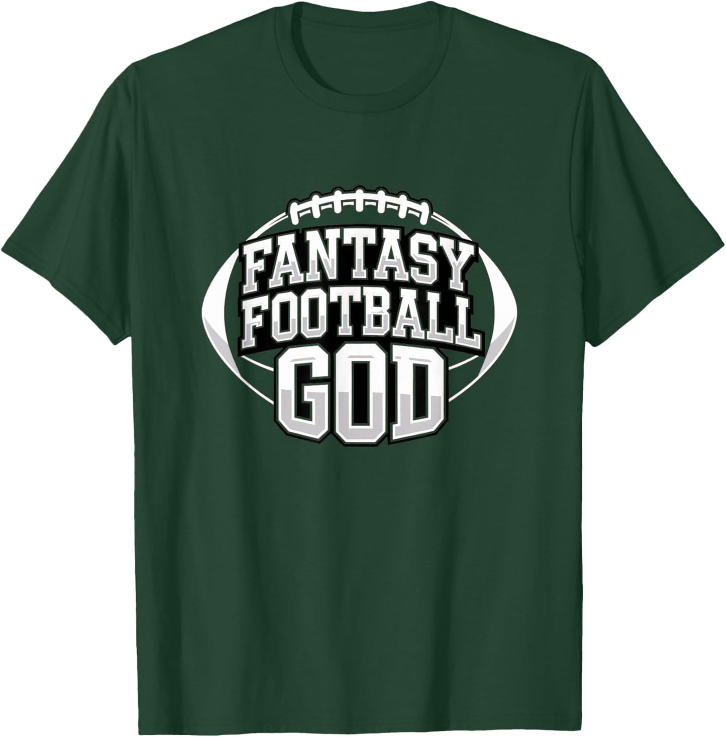 Fantasy Football God - Fantasy Football Winner T-Shirt - T-Shirt | Forest