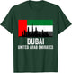 Dubai Souvenir Skyline UAE United Arab Emirate Reminder T-Shirt - T-Shirt | Forest
