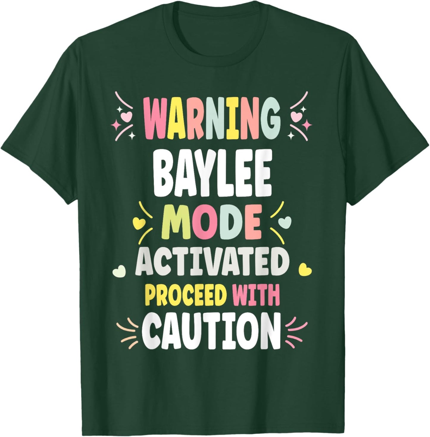BAYLEE Personalized Women's Gift Custom BAYLEE T-Shirt - T-Shirt | Forest
