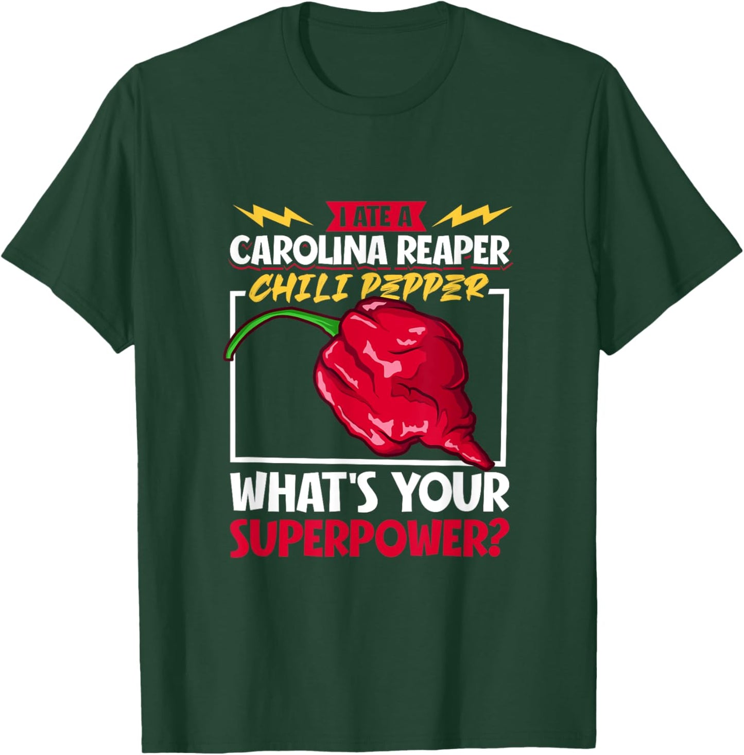 Fiery Challenge - Carolina Reaper T-Shirt - T-Shirt | Forest