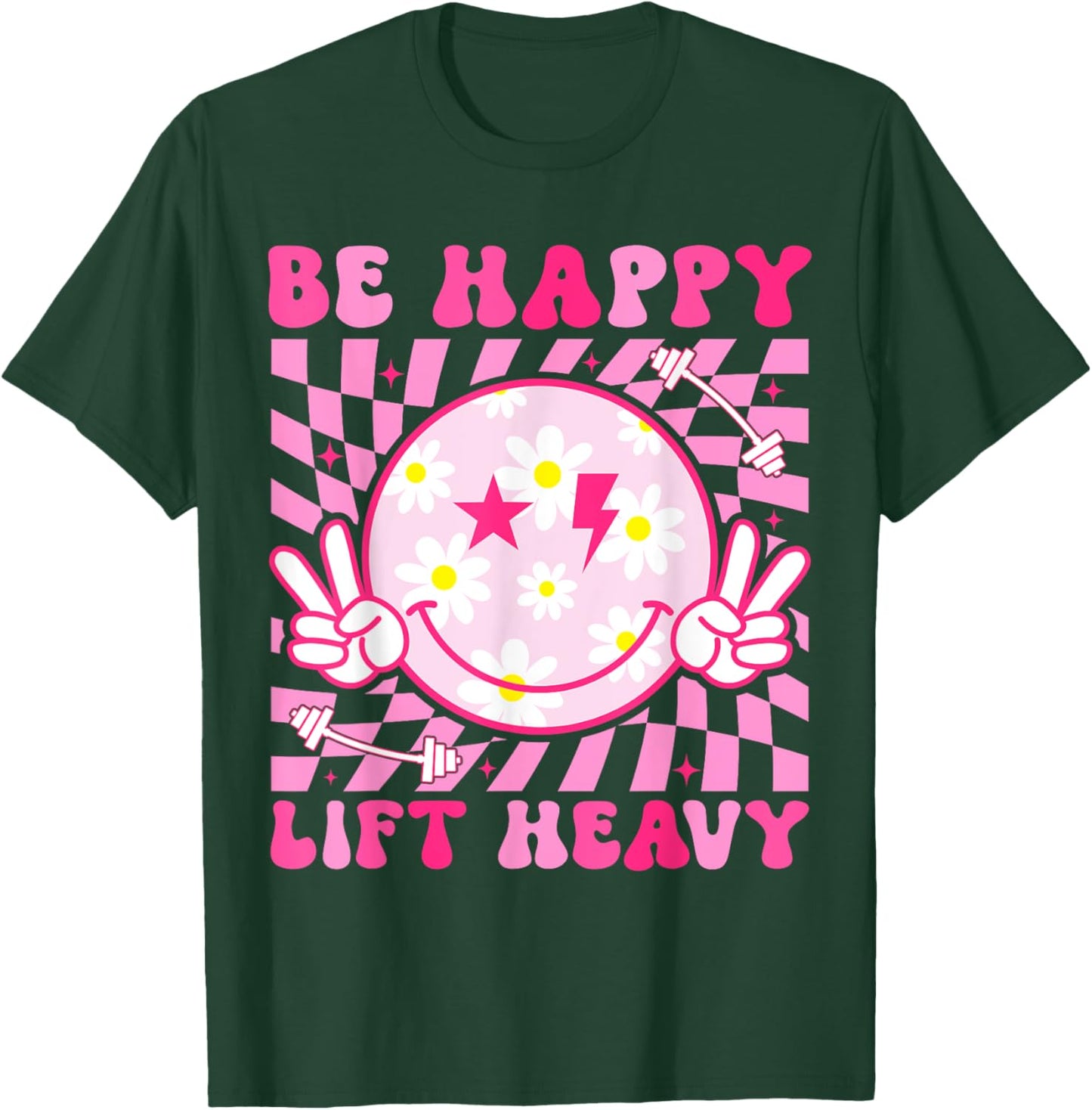 Funny Lift Heavy Workout Shirt for Gym Lover Bodybuilder T-Shirt - T-Shirt | Forest