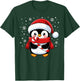 Penguin Christmas Candy Cane Winter Toddler Girl Boy Women T-Shirt - T-Shirt | Forest