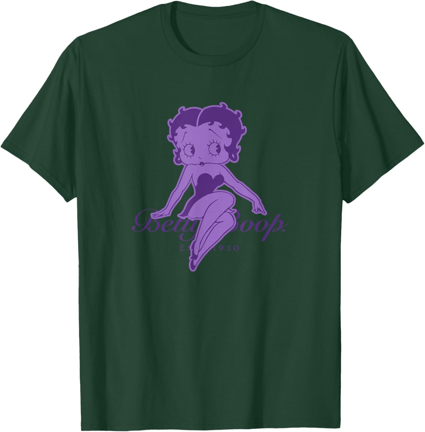 Betty Boop Purple Dreams Betty Classic T-Shirt - T-Shirt | Forest