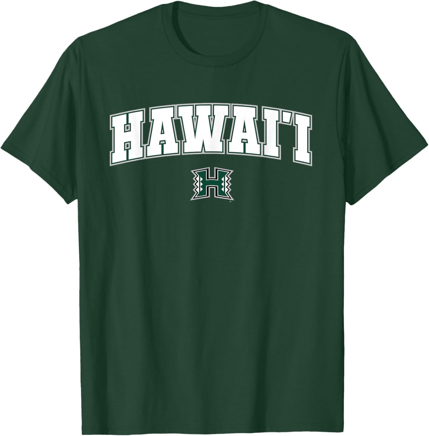 University of Hawaii Rainbow Warriors Arch Logo T-Shirt - T-Shirt | Forest