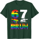 67 Bruh Six Seven Meme LGBTQ Gay Pride Month Rainbow Flag T-Shirt - T-Shirt | Forest