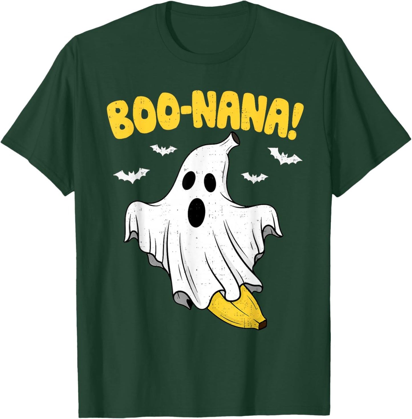 Funny Banana Ghost Boo Pun Halloween Costume Men Women Kids T-Shirt - T-Shirt | Forest