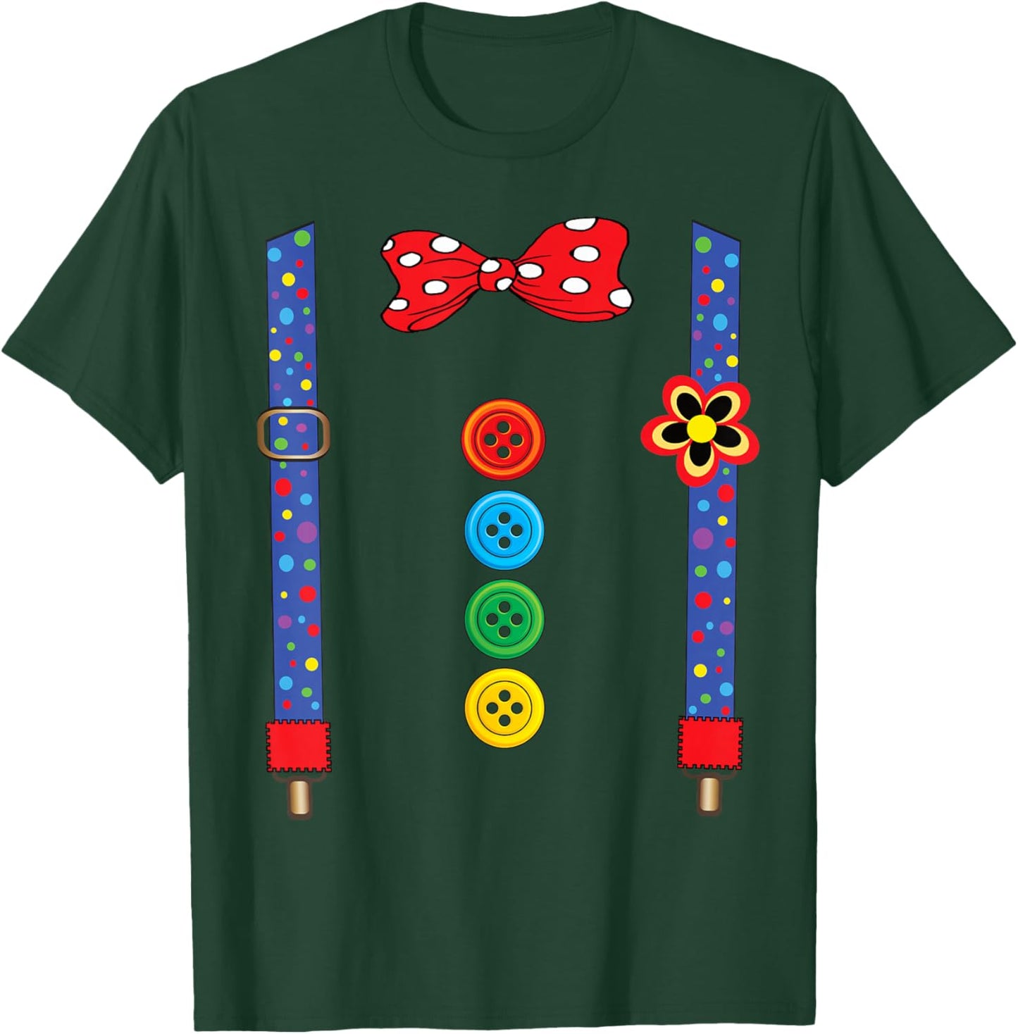 Carnival Clown Face Circus Costume Kids Men Women Carnivals T-Shirt - T-Shirt | Forest