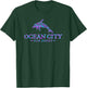 Ocean City New Jersey Colorful Dolphin Girls Boys T-Shirt - T-Shirt | Forest