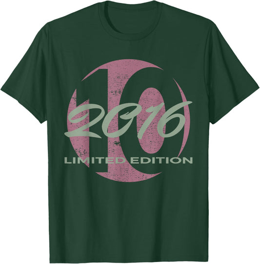 10th Birthday Girl Boy 10 Years 2016 Funny Gift T-Shirt - T-Shirt | Forest
