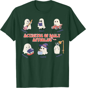 Activities Of Daily Afterlife Occupational Therapy Halloween T-Shirt - T-Shirt | Forest