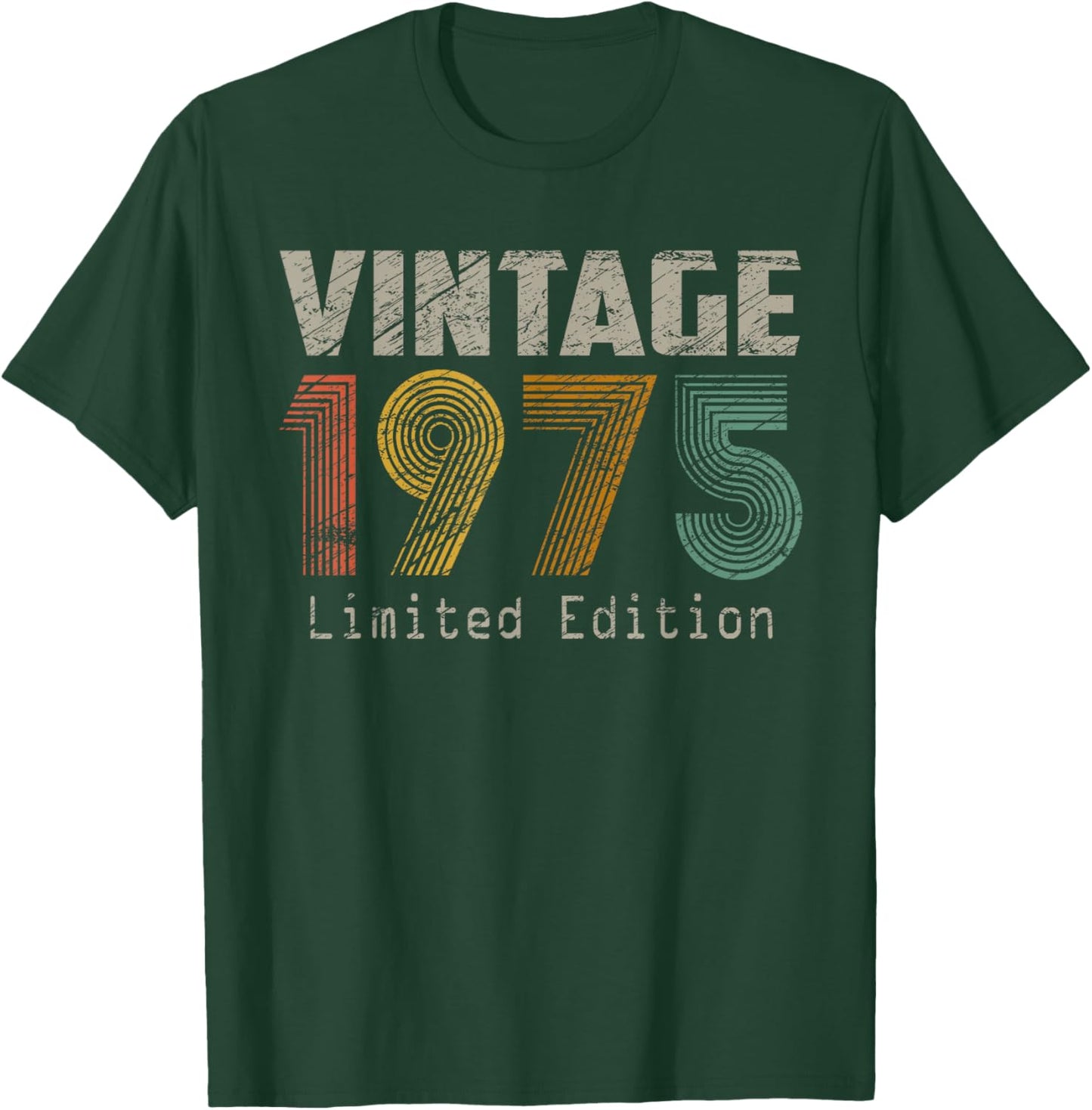 Vintage 1975 50th Birthday Gifts 50 Year Old Women T-Shirt - T-Shirt | Forest