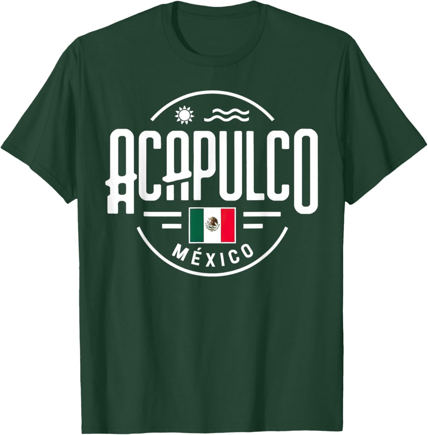 Acapulco México City Mexico Beach Sun T-Shirt - T-Shirt | Forest