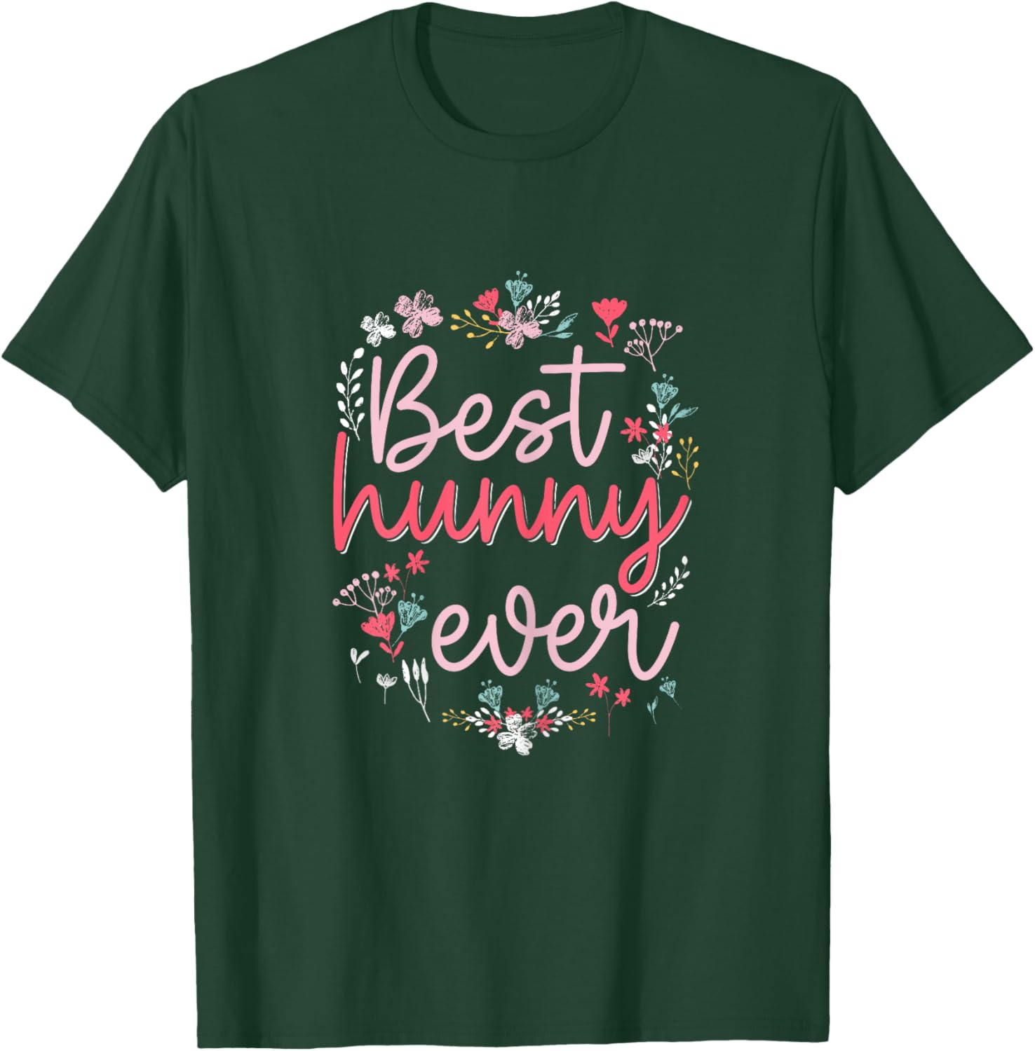 Best Hunny Ever - Cute Floral Mom Grandma Mothers day T-Shirt - T-Shirt | Forest