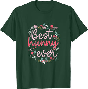 Best Hunny Ever - Cute Floral Mom Grandma Mothers day T-Shirt - T-Shirt | Forest