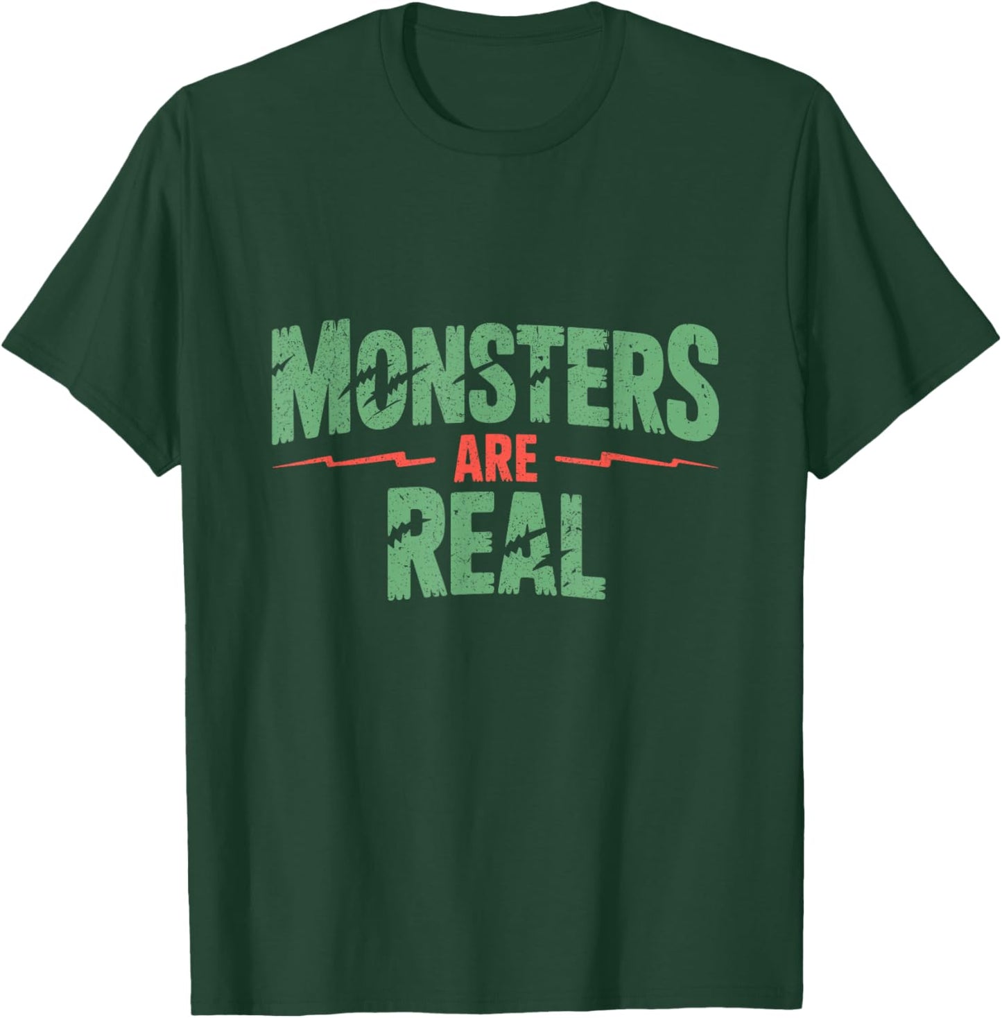 Monsters are Real Horror Spooky Scary Halloween T-Shirt - T-Shirt | Forest
