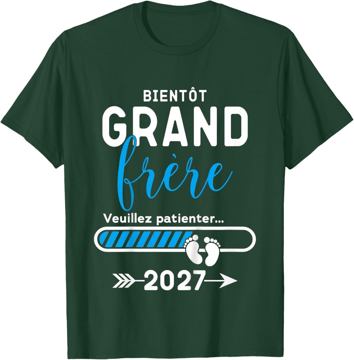 Enfant Futur Grand Frère 2027, Bientôt Grand Frère 2027 T-Shirt - T-Shirt | Forest