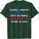 Retro Imagine A Country So Great Patriotic Us Quote T-Shirt - T-Shirt | Forest