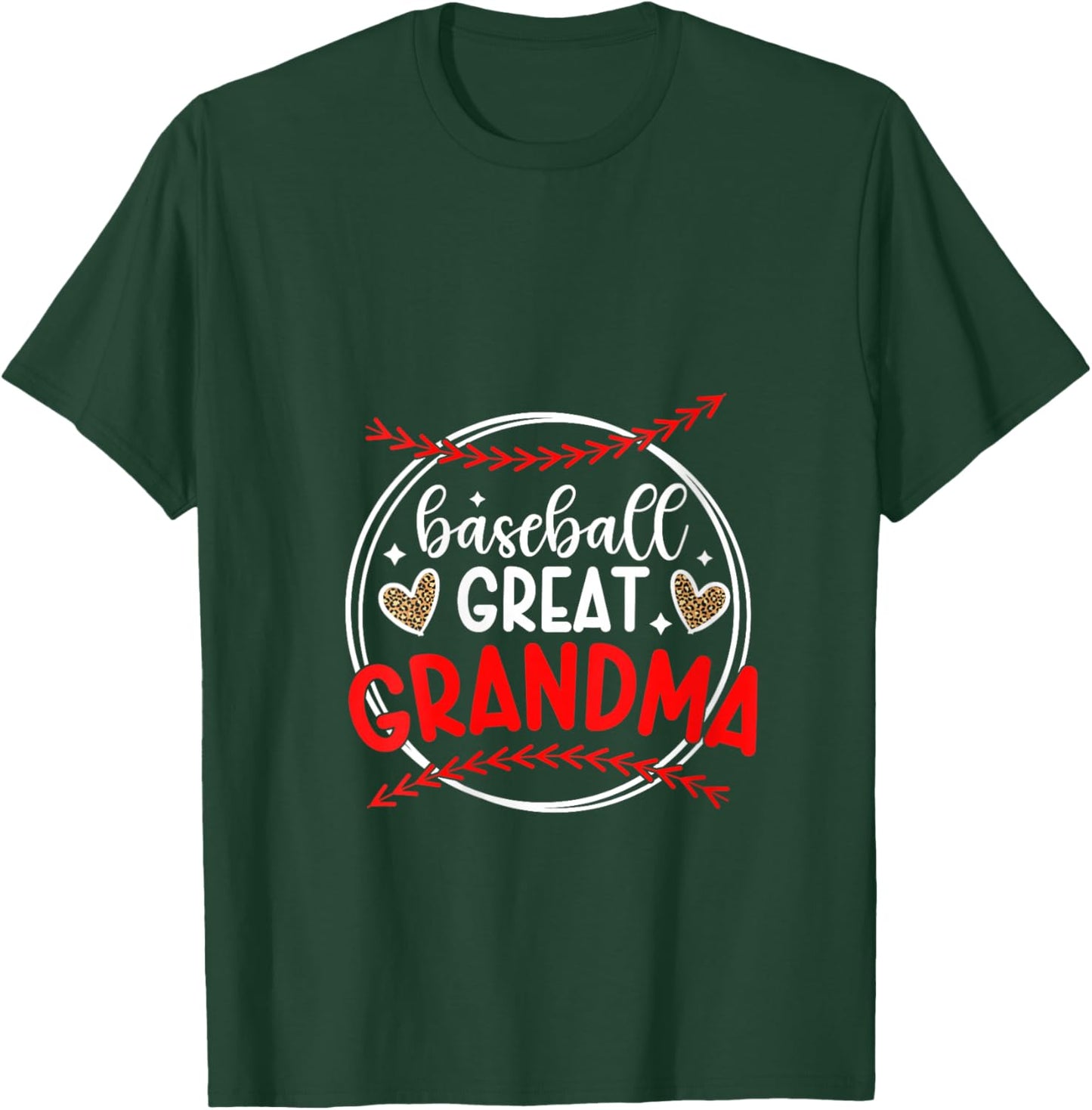 Baseball Great Grandma of A Baseball Player Great Grandma V-Neck T-Shirt - T-Shirt | Forest