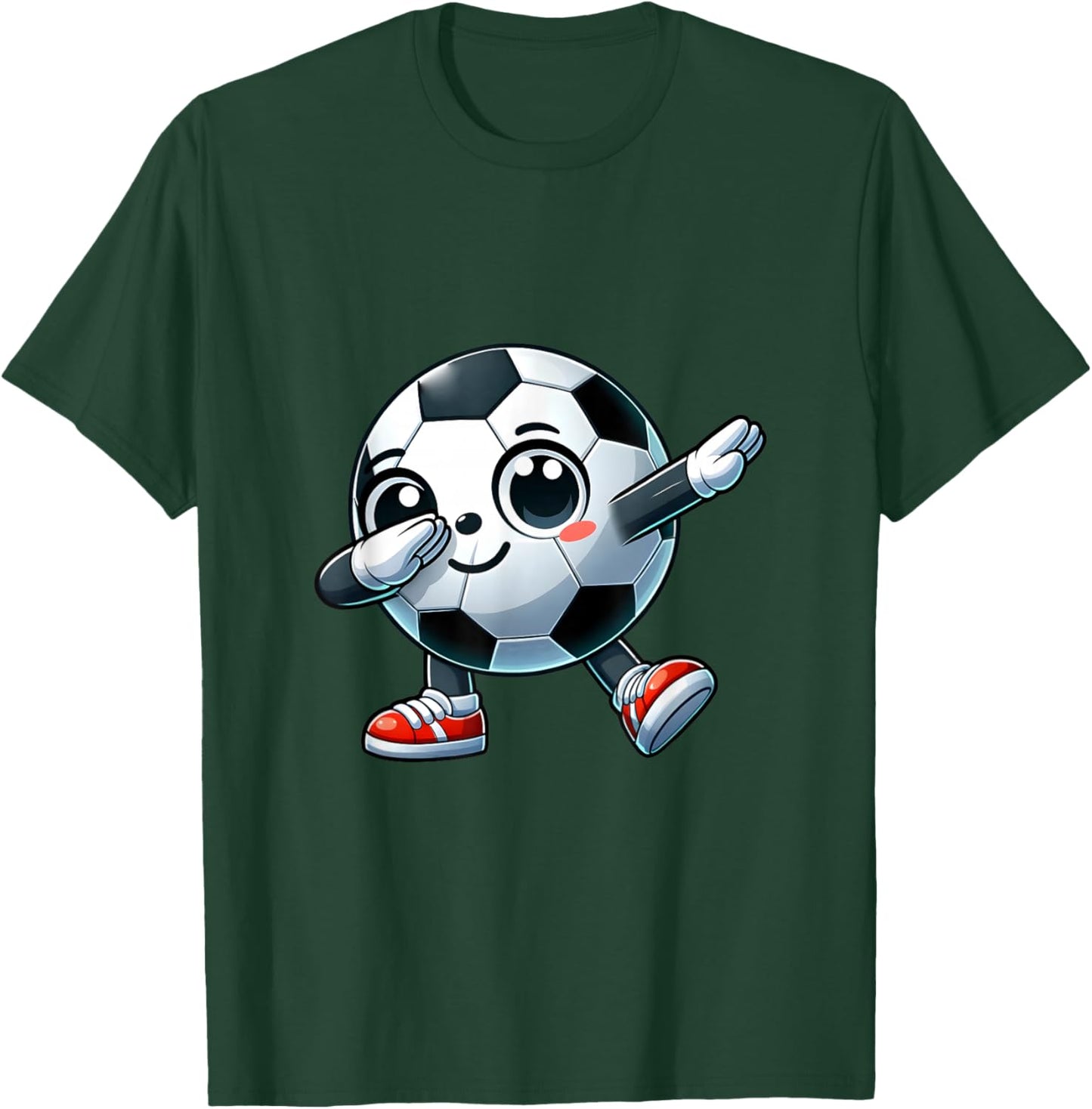 Dabbing Soccer Player Lover Cute Toddler Kids Boys Dab Dance T-Shirt - T-Shirt | Forest