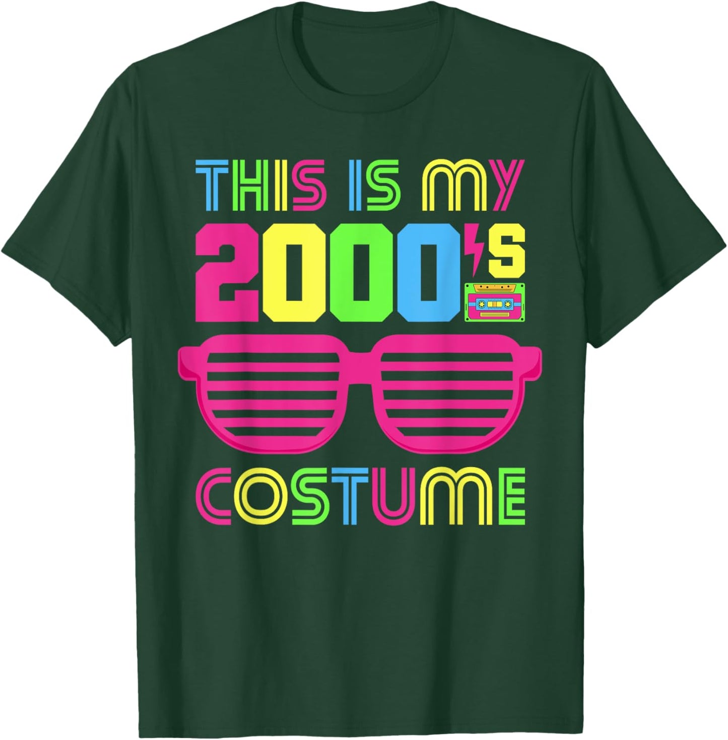 2000's Themed 00s Party 2000s Costume Early 2000s Outfit 00s T-Shirt - T-Shirt | Forest