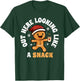 Out Here Looking Like A Snack Coffee Gingerbread Christmas T-Shirt - T-Shirt | Forest