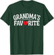 Grandma's Favorite Grandson & Granddaughter T-Shirt - T-Shirt | Forest