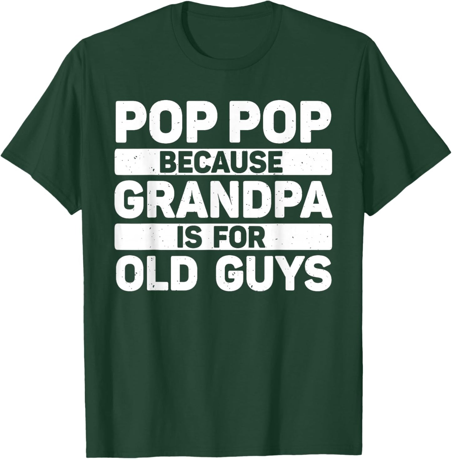 Pop Pop Art for Grandpa from Grandkids Father's Day Pop Pop T-Shirt - T-Shirt | Forest