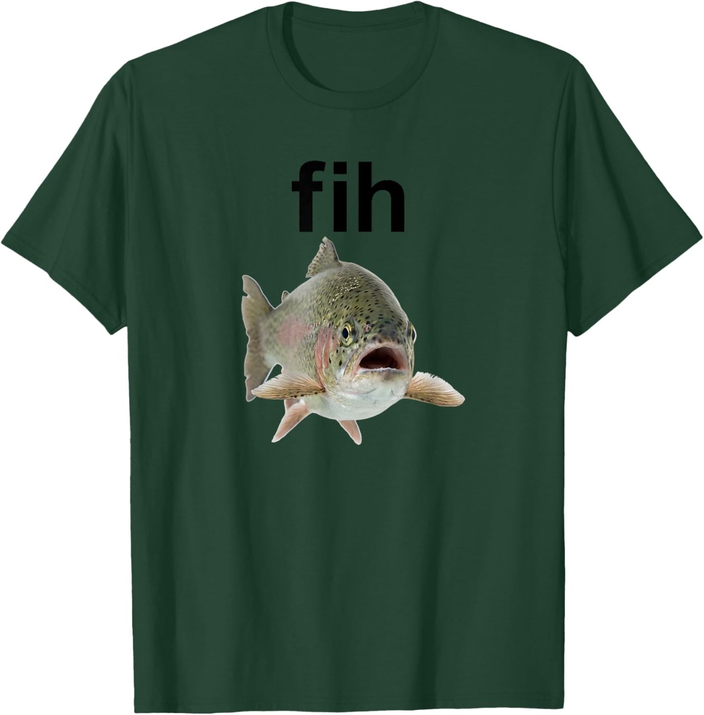 Fih Funny Fish Fih Fishing Fih Men's T-Shirt - T-Shirt | Forest
