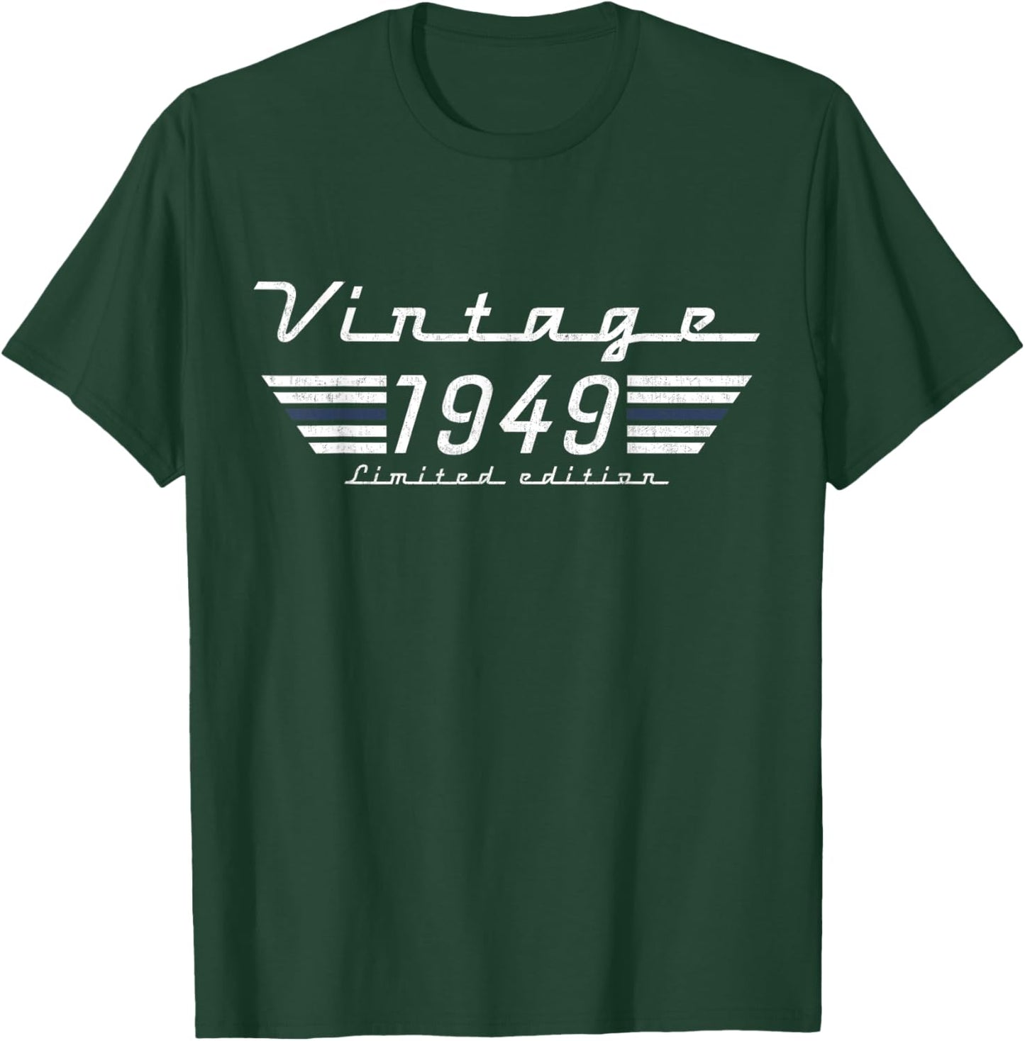 Vintage 77 Years Born in 1949 Limited Edition 77th Birthday T-Shirt - T-Shirt | Forest