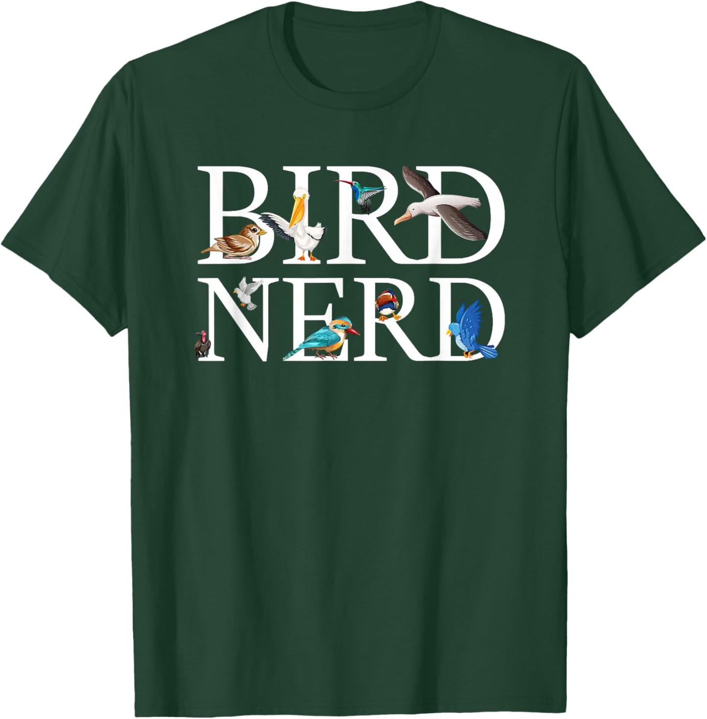 Bird Nerd T-Shirt - T-Shirt | Forest