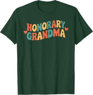 Vintage Honorary Grandma T-Shirt - T-Shirt | Forest