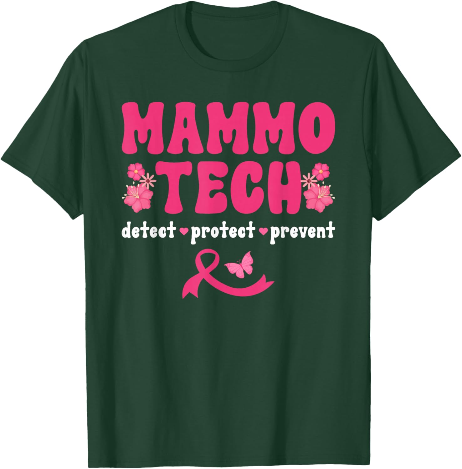 Mammo Tech Appreciation Mammo Technologist Mammography Tech T-Shirt - T-Shirt | Forest