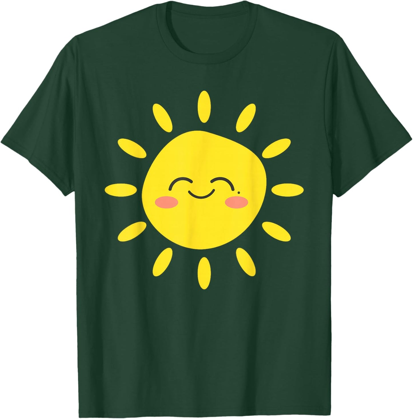 Sun Smiling Sunshine Cute Lovely Summer Love Vacation T-Shirt - T-Shirt | Forest