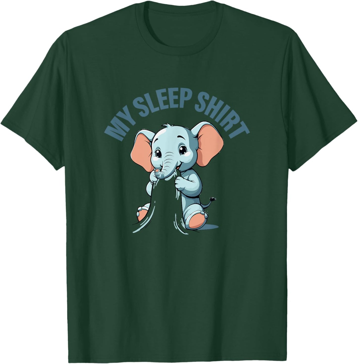 My Sleep Shirt Elephant Pyjamas Pajamas Nightshirt Elephant T-Shirt - T-Shirt | Forest