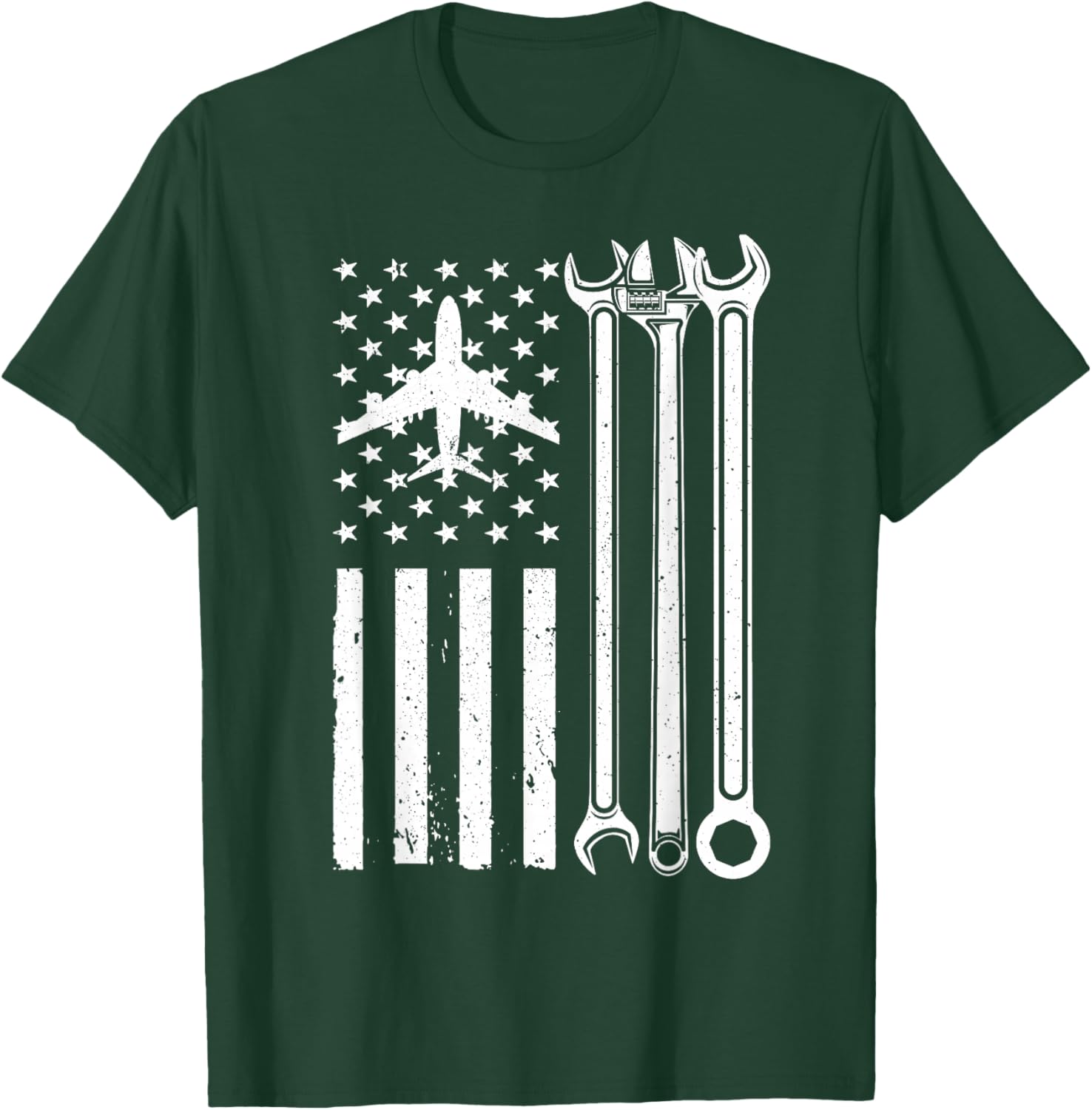 Aircraft Mechanic design Women Aviation Maintenance T-Shirt - T-Shirt | Forest