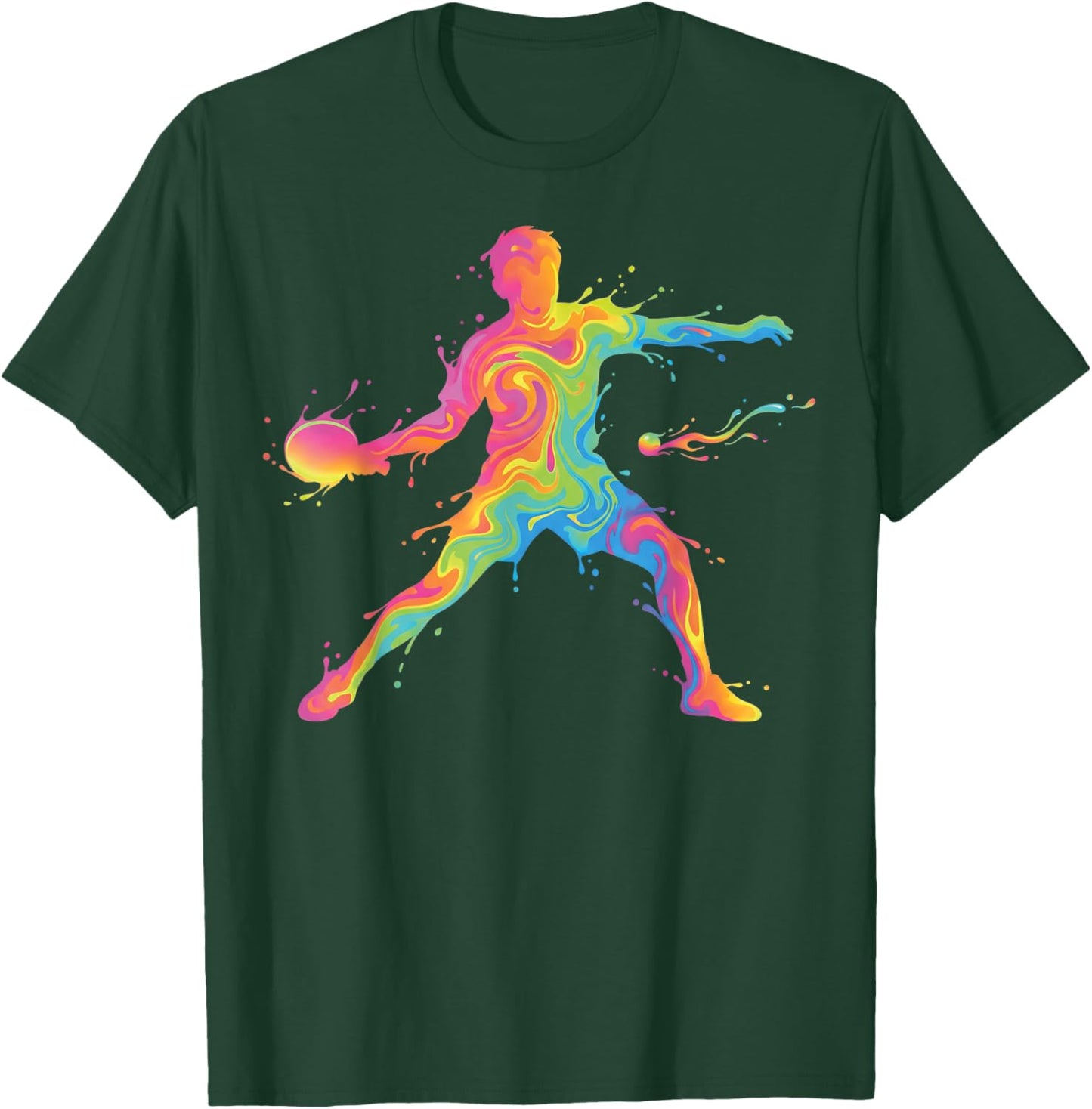 Table Tennis Ping Pong Men Kids Boys T-Shirt - T-Shirt | Forest