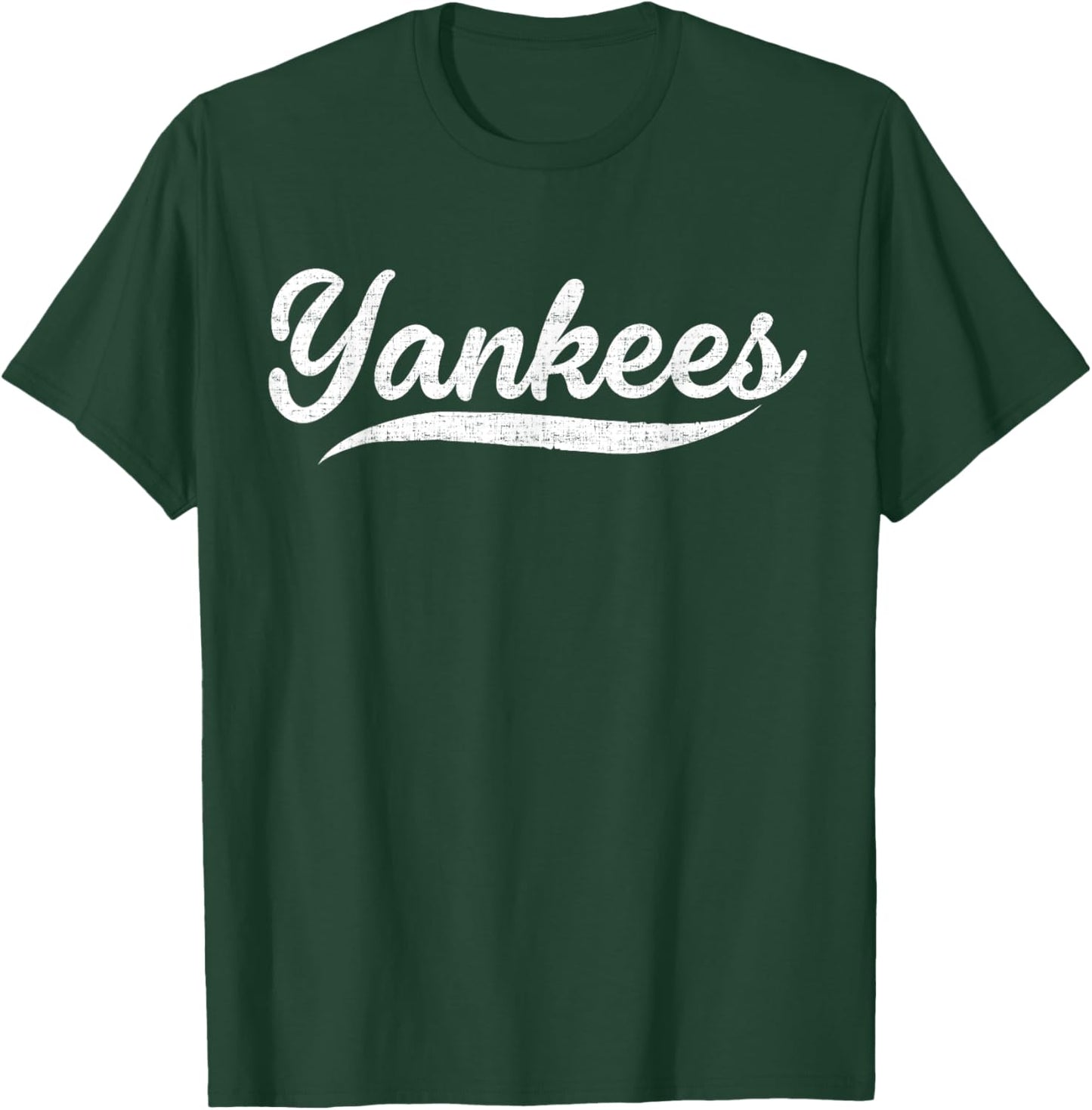 Yankees Vintage Retro Style , Classic 70s & 80s Yankees T-Shirt - T-Shirt | Forest