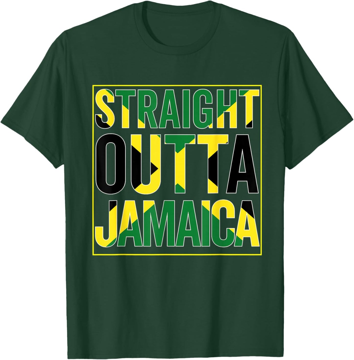 Jamaica Flag Souvenir Jamaican Vintage Men Women Boy Girls T-Shirt - T-Shirt | Forest
