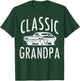 Classic Grandpa Muscle Car Vintage Grandfather Papa Men T-Shirt - T-Shirt | Forest