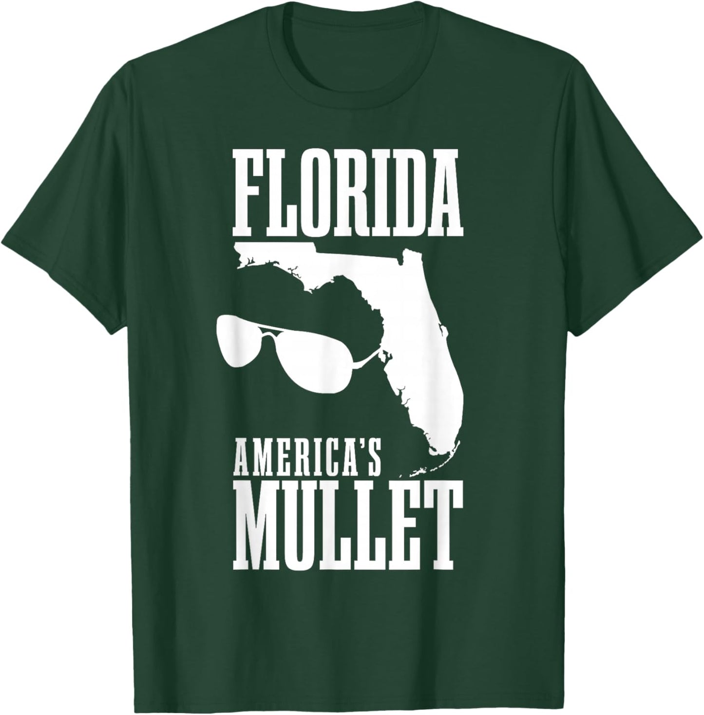 Florida America's Mullet Funny T-Shirt - T-Shirt | Forest