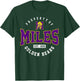 Property of Miles College Athletics Arch Vintage Design T-Shirt - T-Shirt | Forest