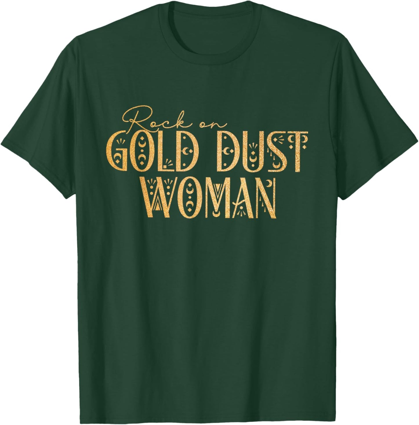 Rock On Gold Dust T-Shirt - T-Shirt | Forest